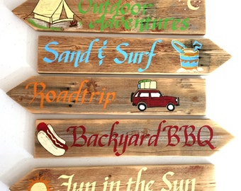 Bild Schild mit Hand Kalligraphie, nacktes Holz Personalisiertes Outdoor Garten Schild, benutzerdefinierte Bauernhaus Holz Hof Kunst Garten Dekor, Cottagecore