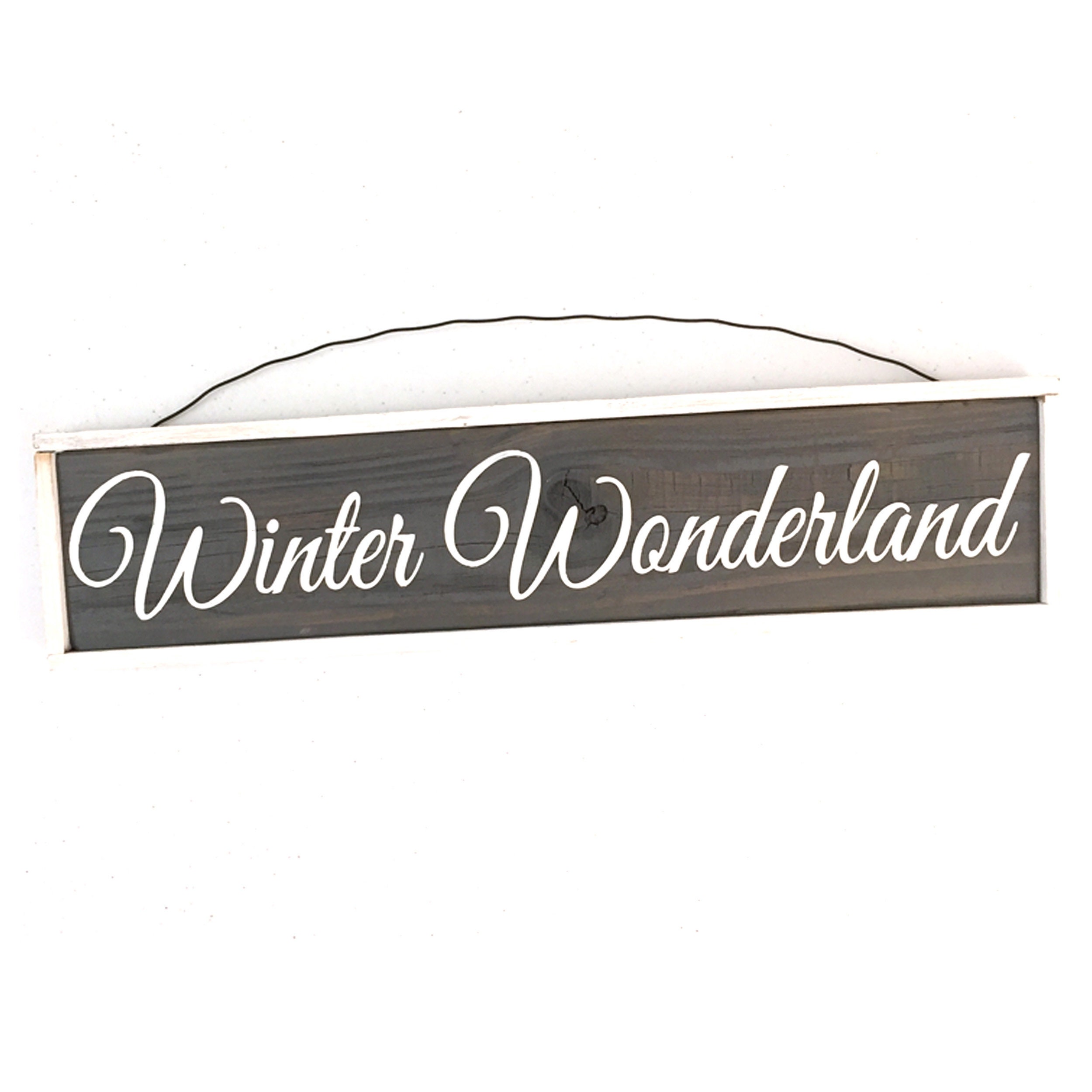 Winter Wonderland Door Sign, Outdoor Rustic Wood Winter Door Decor,…