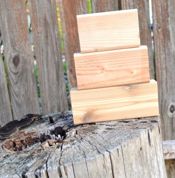 Blank Wooden Blocks Small Unfinished Wood Blocks DIY Ready Etsy