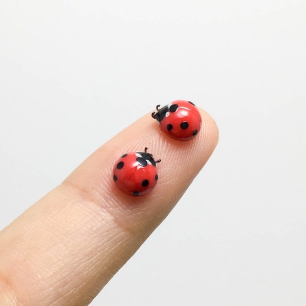 Ladybug earrings