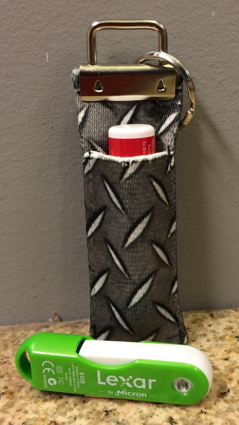 Lip balm holder with chap stick metal print USB holder Etsy