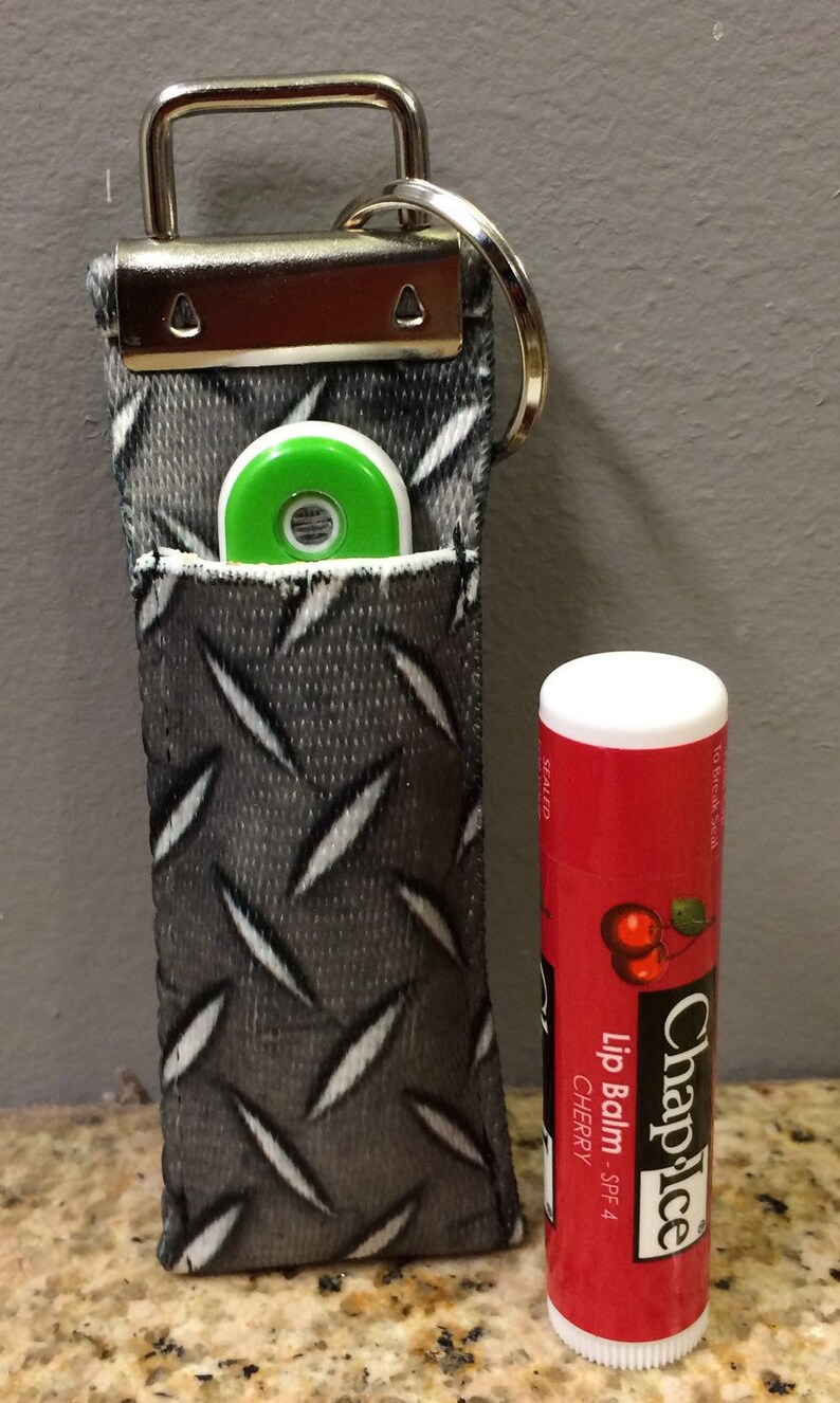 Lip balm holder with chap stick metal print USB holder Etsy