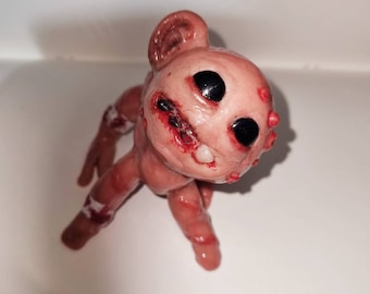 Clay art doll, polymer clay ooak creature, ugly horror creature, creepy cute art doll, horror doll, creepy pet