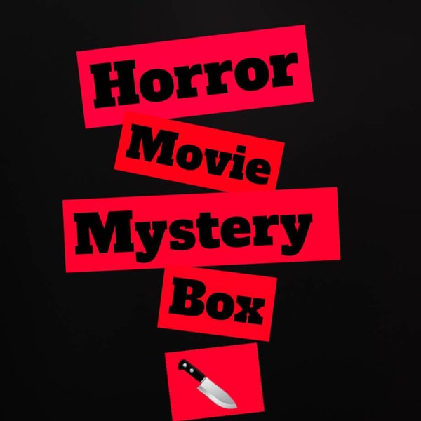 Horror movie mystery box, Horror mystery box, horror films, horror gift, please read full description before purchasing