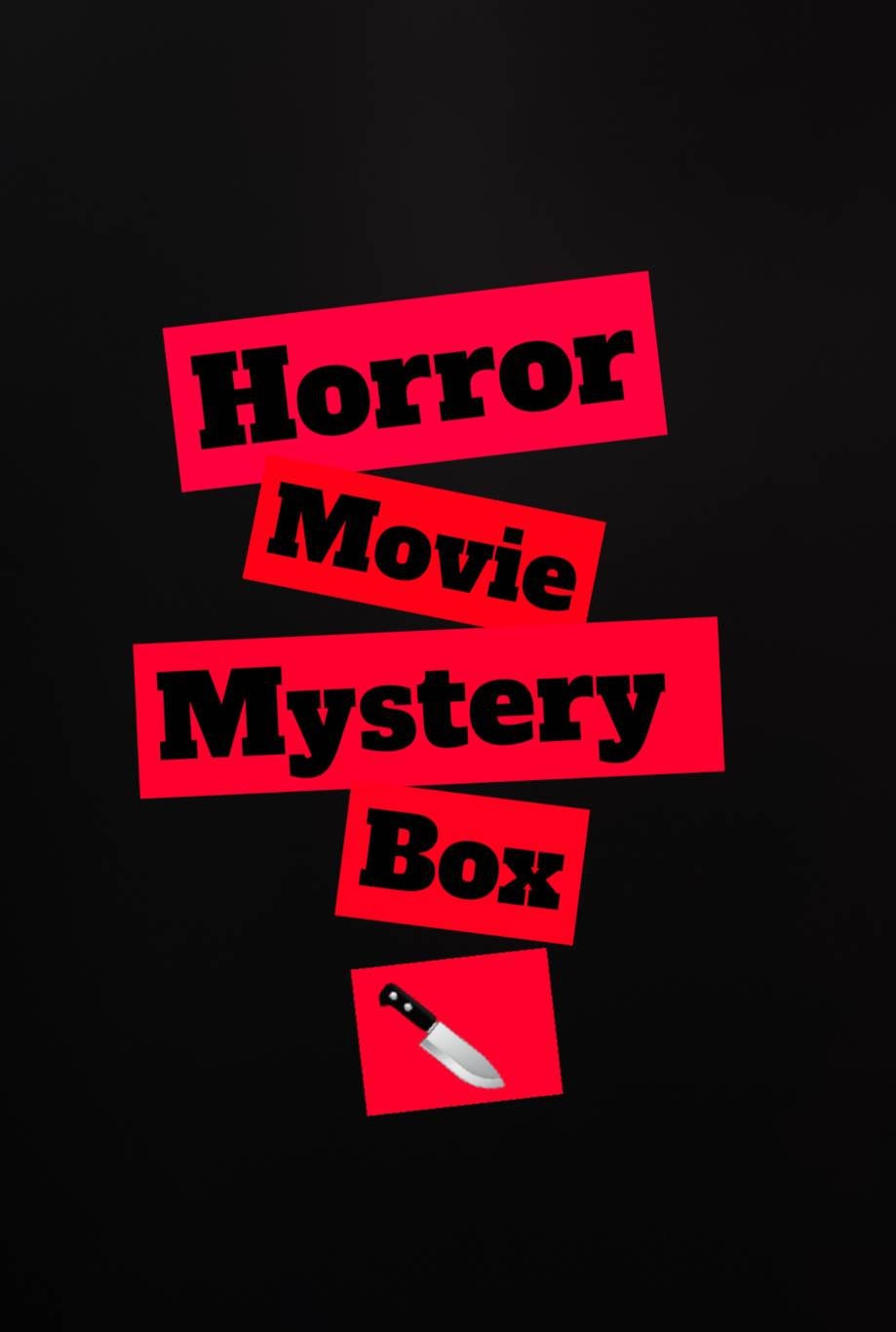 Horror Movie Mystery Box Horror Mystery Box Horror Films US Etsy UK