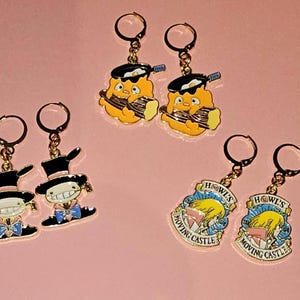 anime earrings, anime lovers earrings