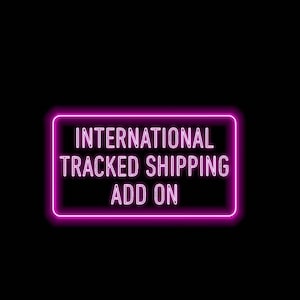 Add on tracking for international orders