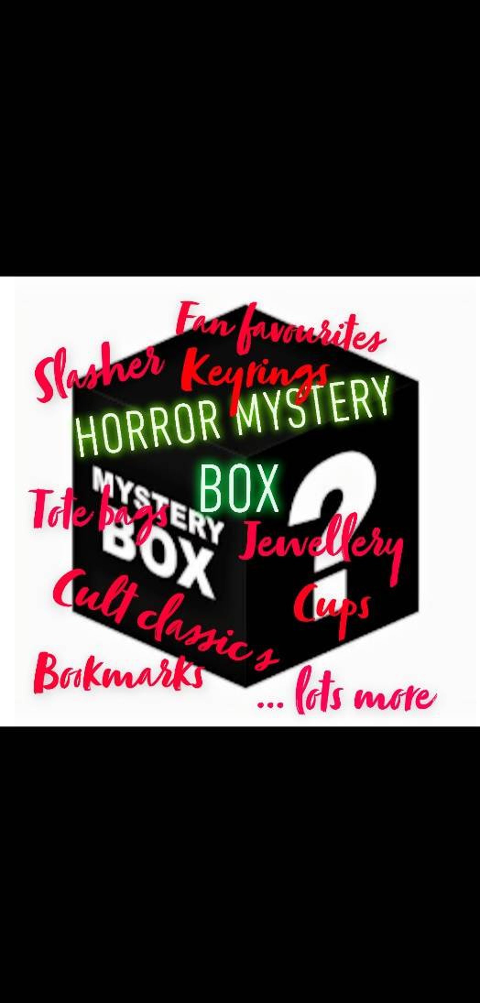 Horror Movie Mystery Box Horror Mystery Box Horror Films Etsy