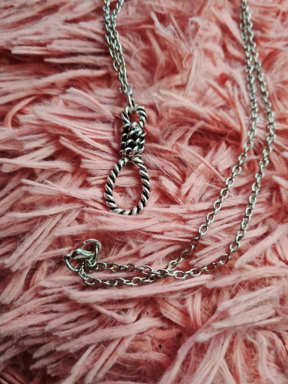 Buy Noose Necklace Hangman s Noose Pendant Online in India Etsy