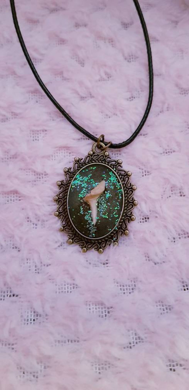 gothic skulls emo egirl Shark tooth pendant taxidermy bronze cameo alt real shark tooth cameo pendant real tooth necklace