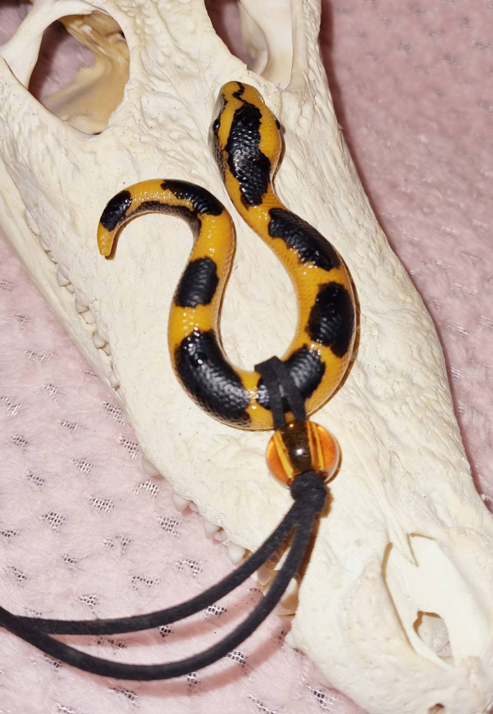 Realistic Snake Pendant Polymer Clay Sculpted Snake Necklace Etsy UK