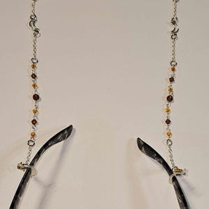Brillenkette, Kristall Perlen Brillenkette, Sommer Urlaub Brillenkette, glitzernde Kristall Brillenkette