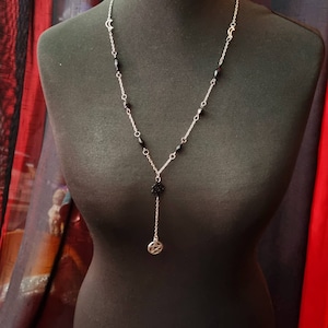 Gothic rosary style necklace