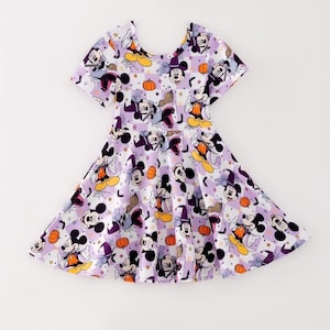Disney Halloween dress Mickey and Minnie Mouse Ready to ship Not So Scary Party Toddler Girls Big Girls Teen World Land Cruise