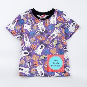 Disney Halloween Tee TShirt Shirt  Kids toddlers 2t  to 14/16 MNNSHP Not so Scary