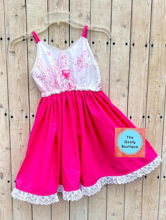 Aurora Sleeping Beauty Dress Vintage Disney Princess Twirl Dress