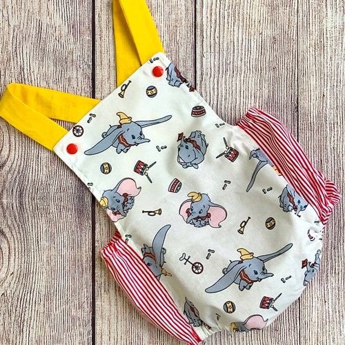 Dumbo Romper Disney Baby Toddler Boy Girl Clothes Nursery Baby Etsy
