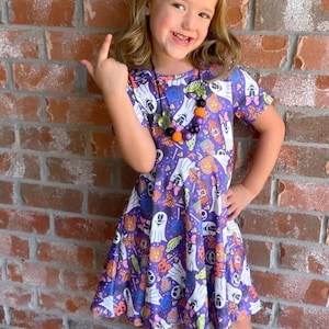 Disney Halloween dress Ready to ship Not So Scary Baby Toddler Girls Big Girls Teen