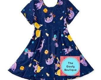 Figment Dress Outfit Disney Twirl Dress Niños 12/18 hasta 18/20 preadolescentes Disney Dress Epcot World Journey Into Imagination