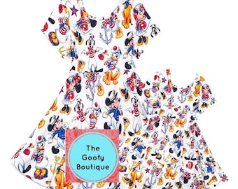 Disney Womens Cruise Dress Sizes Small to 5XL Disney Plus Size