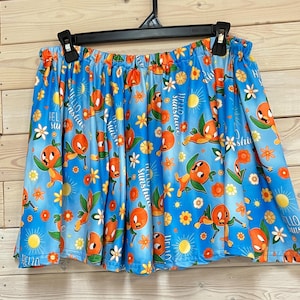 Disney Orange Bird Women’s Skirt  Skater Skirt Matching Misses Plus Size