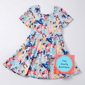 Disney Princess Dress Mouse Ears Twirl Dress Kids 12/18 up to 18/20 Disney World Land Clothes Girls