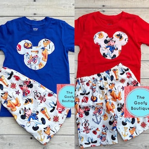 Disney Boys Cruise Short Set Swim  Mickey Donald Goofy Pluto clothes outfit Wish Dream Fantasy Treasure Destiny Magic Wonder Adventure