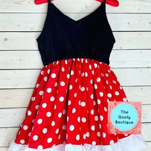 Minnie Mouse Womens Dress Mommy & Me Women’s 0-18 Disney Dress Mickey Minnie Mouse dress