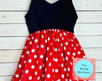 Minnie Mouse Womens Dress Mommy & Me Women’s 0-18 Disney Dress Mickey Minnie Mouse dress