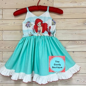 Vintage Little Mermaid Dress: Custom Ariel Costume