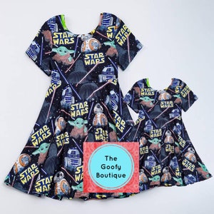 Star Wars Womens Dress Sizes Small to 5XL Disney Plus Size  Matching Family mommy and me