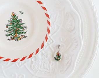 Christmas Tree "Santa" Pendant