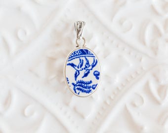 Blue Willow Pendant