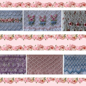 PDF Smocking Plates and Embroidery Designs for Ruby Red Fashion Friends and 13&quot; Dianna Effner Little Darling Dolls for Smocked Dresses
