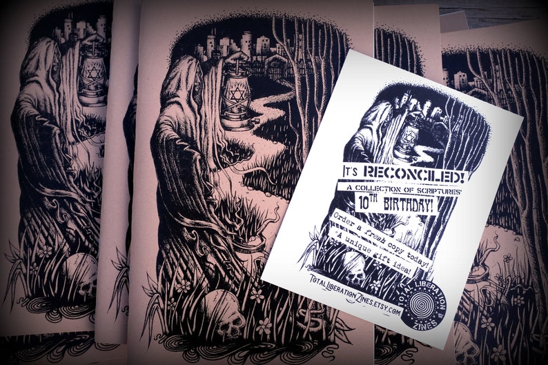 Reconciled Zine / Christian Punk Zine / Daily Devotional / Bible Zine / Scripture Reading / Punk Devotional / Messianic Zine / Black Metal image 1