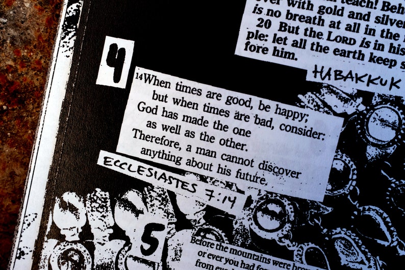 Reconciled Zine / Christian Punk Zine / Daily Devotional / Bible Zine / Scripture Reading / Punk Devotional / Messianic Zine / Black Metal image 6