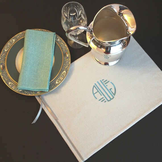 Anti Tarnish Bag 3 Sizes Personalized W Monogram For Silver Image 0