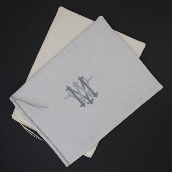 Linen Anti Tarnish Bag Multi Sizes Personalized With Image 0
