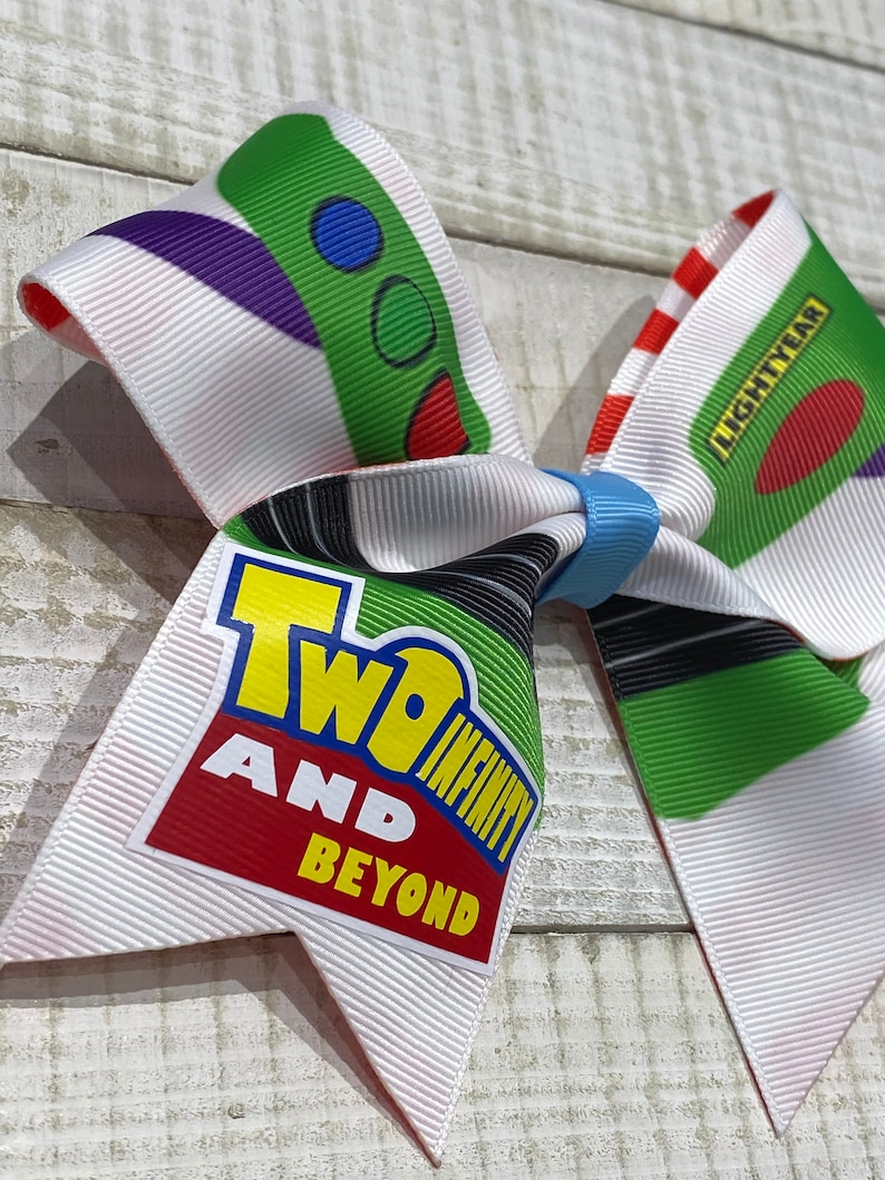 TWO Infinity and Beyond Turning 2 Bow Buzz Lightyear Suit