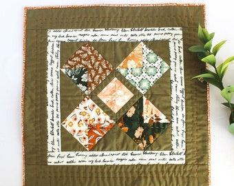 Harvest Falls Mini + Pillow Quilt Pattern | Modern Beginner Friendly Quilt Pattern