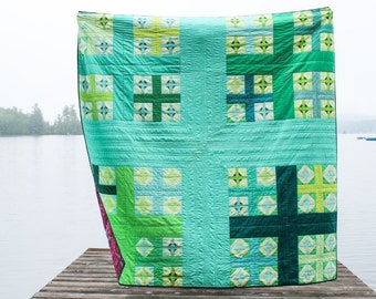 Plus Infinity Quilt Pattern | Beginners Quilt Pattern | Modern Quilting