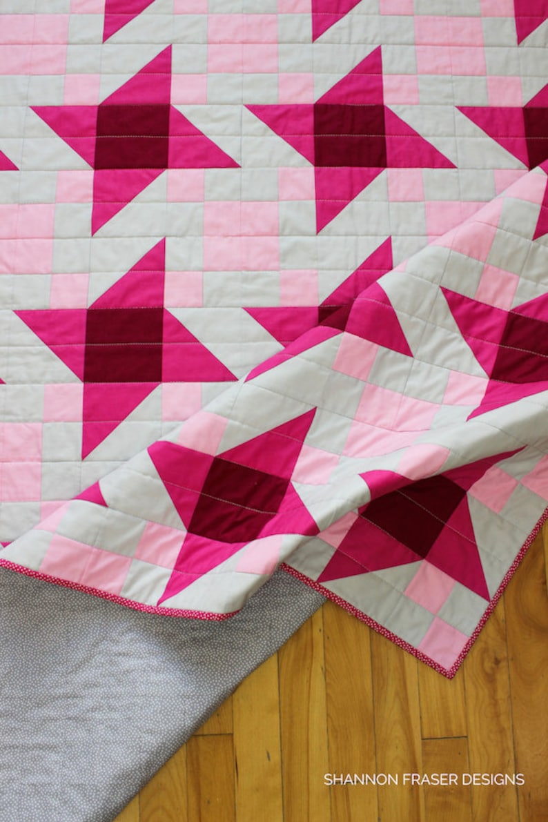 Irish Vortex Quilt Pattern Beginners Quilt Pattern Modern Quilt Pattern Fast & Easy Quilting image 3