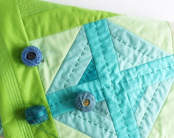 Plus Infinity Mini Quilt Pattern | Baby Quilt | Wall Hanging | Beginners Quilt Pattern | Modern Quilting