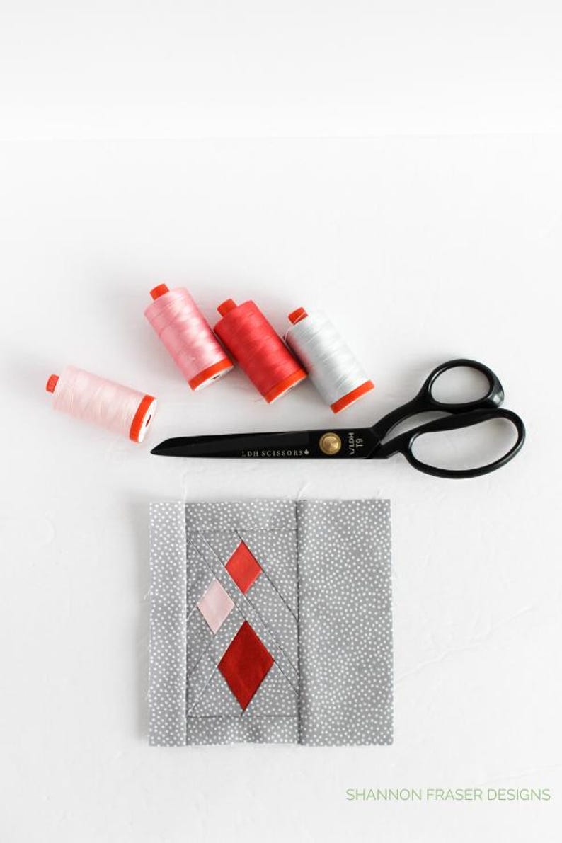 Guiding Block Pattern Guiding Lights Quilt Block Pattern – Beginner Foundation Paper Piecing ...