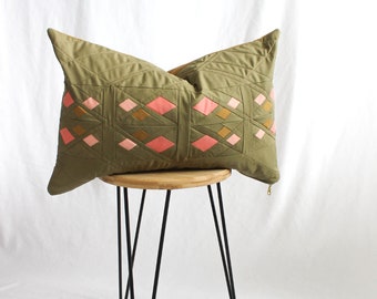 Guiding Lights Pillow | Lumbar & Square Modern Pillow Pattern | Beginner Friendly