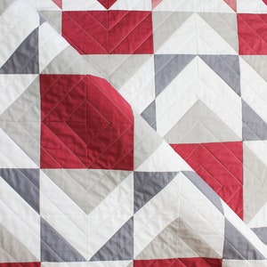 Modern Aztec Quilt Pattern Beginners Quilt Pattern Modern Quilt Pattern Fast & Easy Quilting image 7