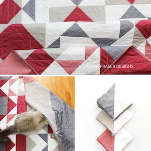 Modern Aztec Quilt Pattern Beginners Quilt Pattern Modern Quilt Pattern Fast & Easy Quilting image 8