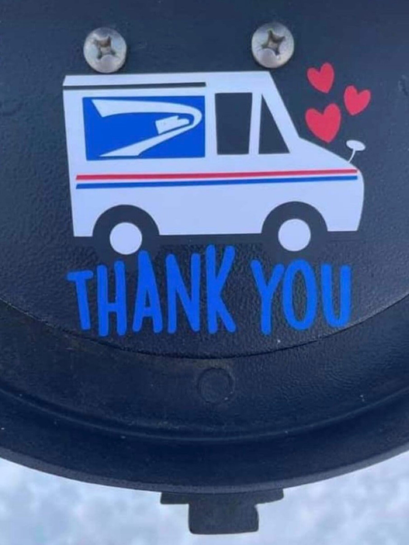 Postal Worker Thank You Decal Etsy