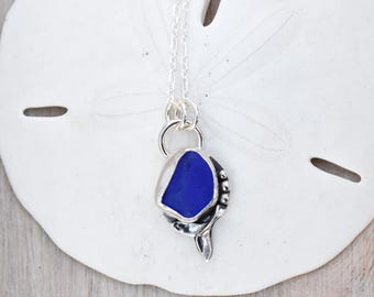 Sterling Silver Seaglass Necklace
