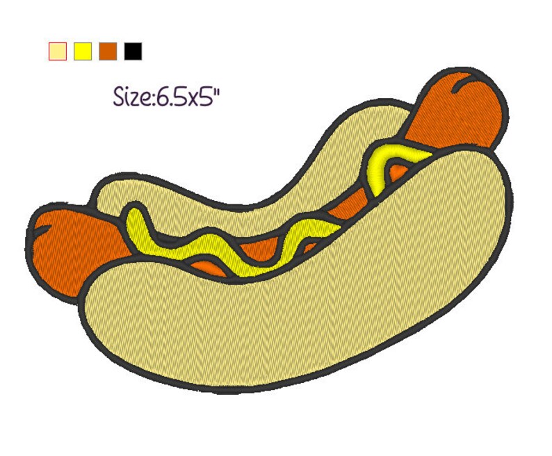 Fast food machine embroidery designs four designs american  etsy